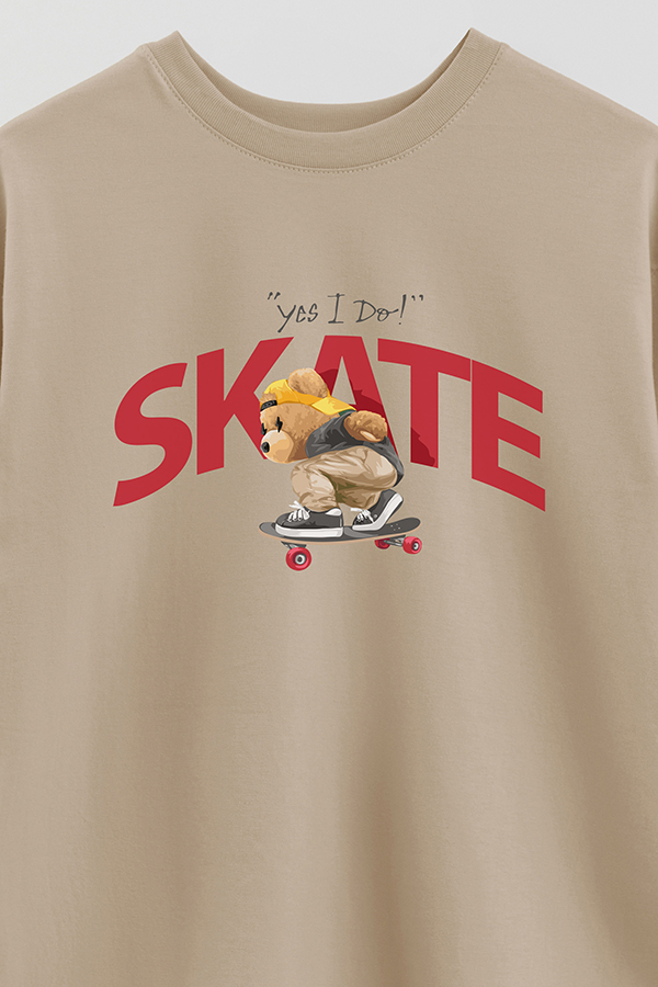 REMERA OVER ESTAMPADA UNISEX SKATE