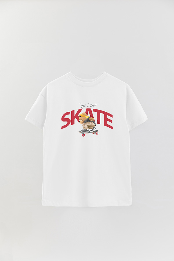 REMERA OVER ESTAMPADA UNISEX SKATE