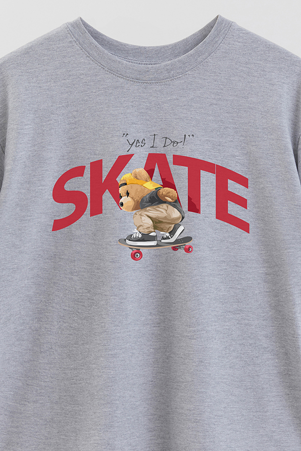 REMERA OVER ESTAMPADA UNISEX SKATE
