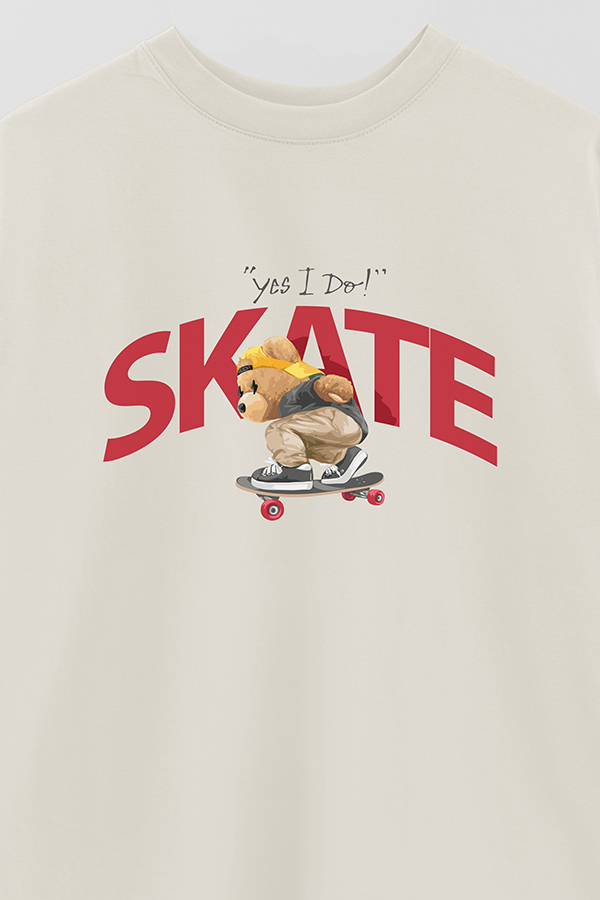 REMERA OVER ESTAMPADA UNISEX SKATE