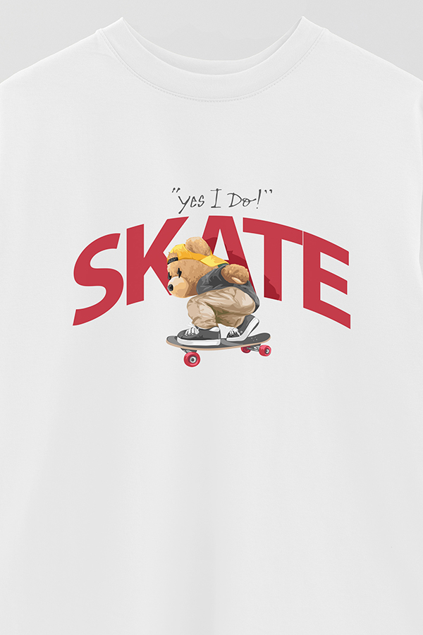 REMERA OVER ESTAMPADA UNISEX SKATE