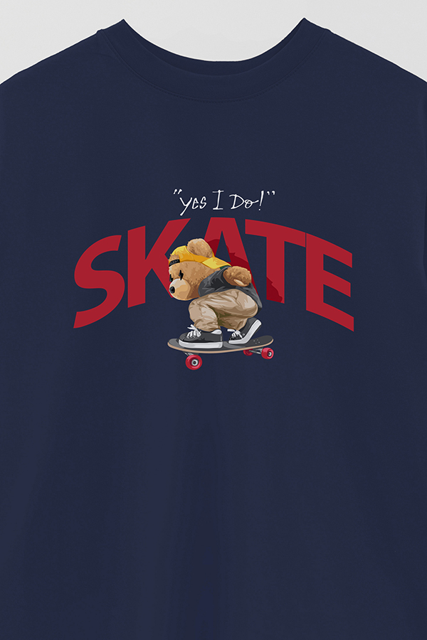 REMERA OVER ESTAMPADA UNISEX SKATE