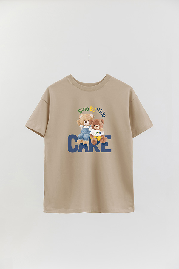 REMERA OVER ESTAMPADA UNISEX SIDE BY SIDE