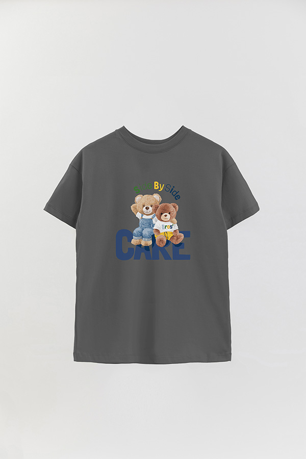 REMERA OVER ESTAMPADA UNISEX SIDE BY SIDE