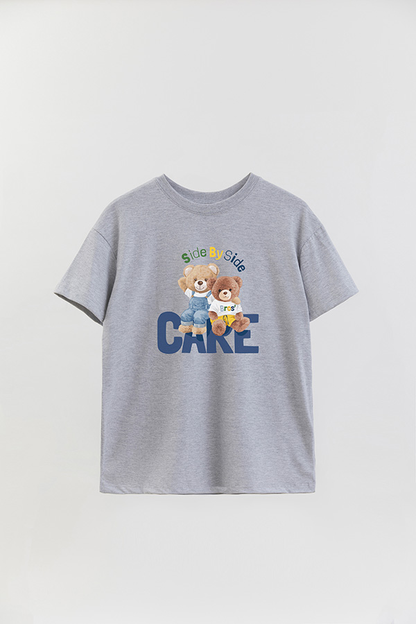 REMERA OVER ESTAMPADA UNISEX SIDE BY SIDE