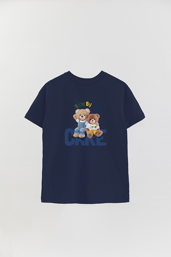 REMERA OVER ESTAMPADA UNISEX SIDE BY SIDE