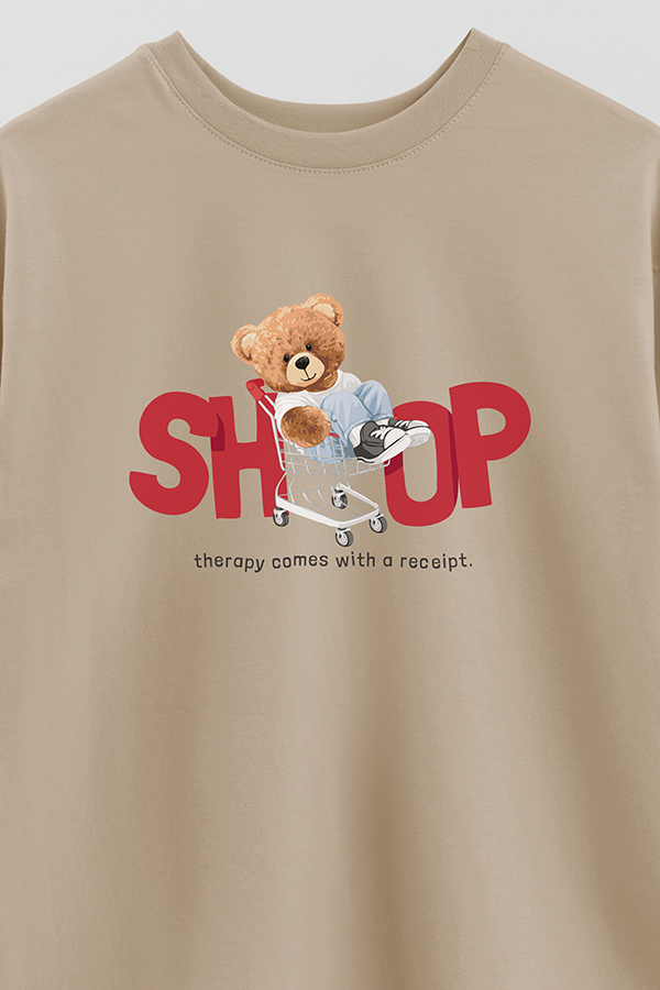 REMERA OVER ESTAMPADA UNISEX SHOP
