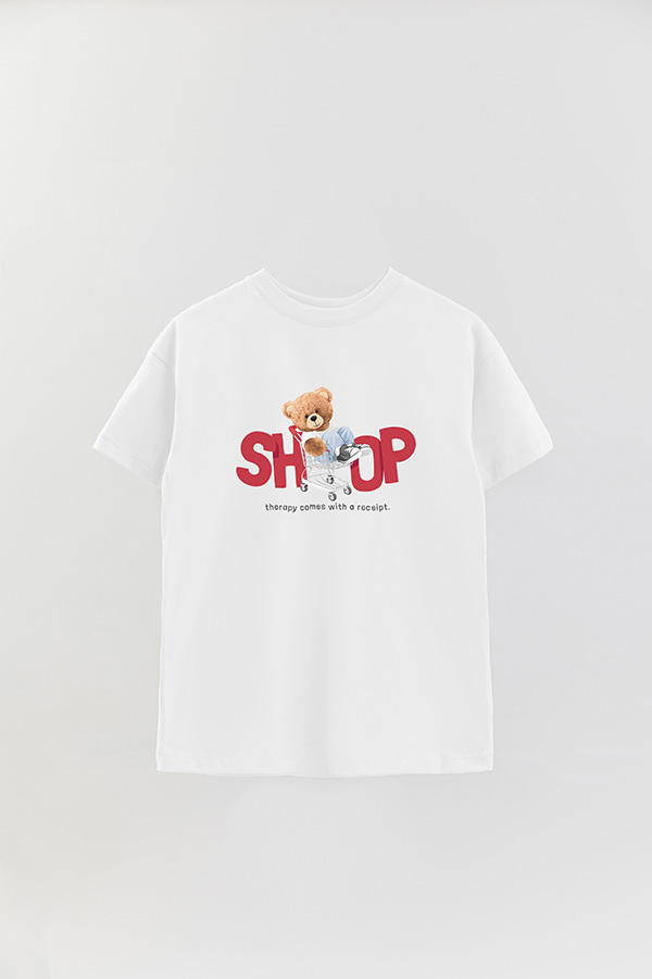 REMERA OVER ESTAMPADA UNISEX SHOP