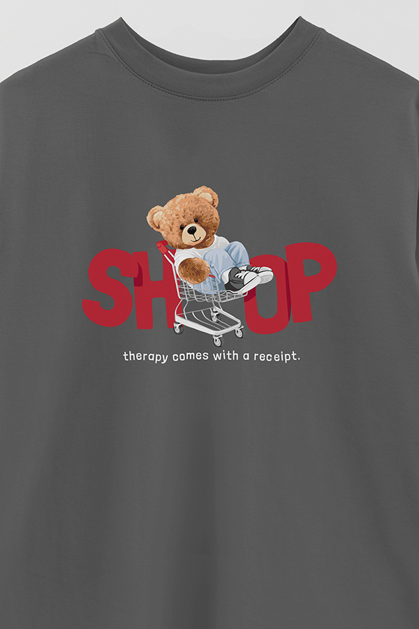 REMERA OVER ESTAMPADA UNISEX SHOP