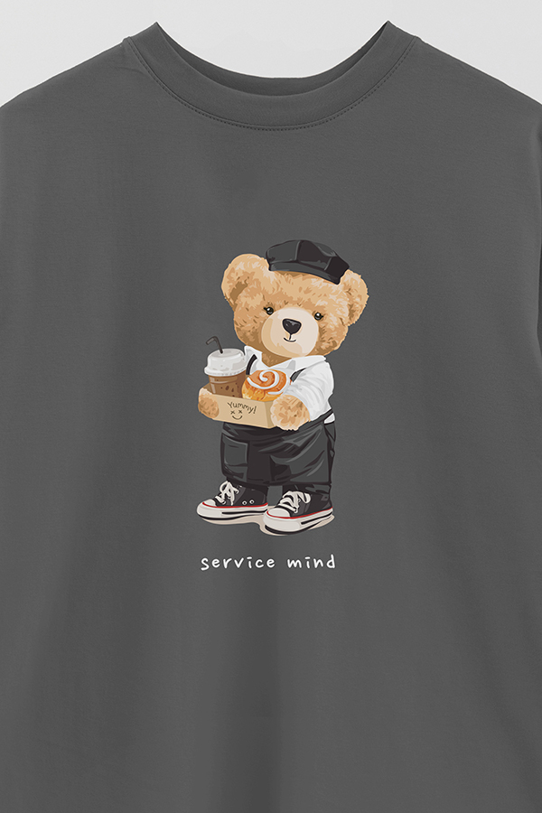 REMERA OVER ESTAMPADA UNISEX SERVICE MIND