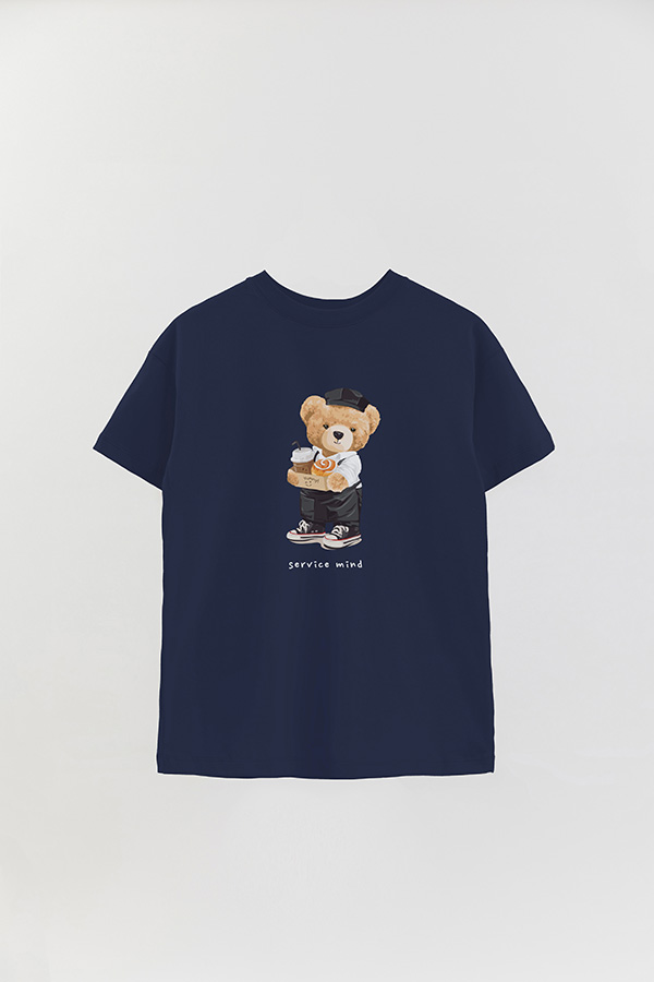 REMERA OVER ESTAMPADA UNISEX SERVICE MIND