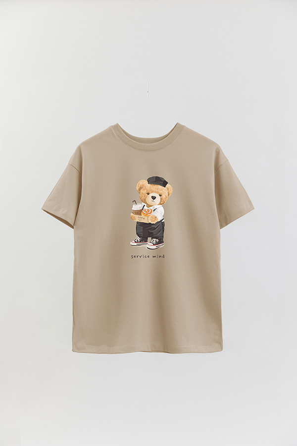 REMERA OVER ESTAMPADA UNISEX SERVICE MIND