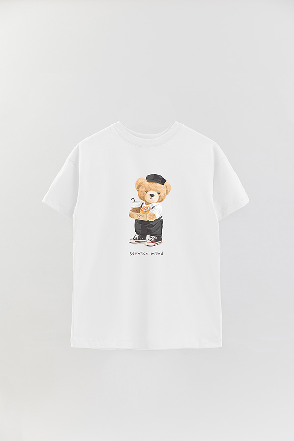 REMERA OVER ESTAMPADA UNISEX SERVICE MIND