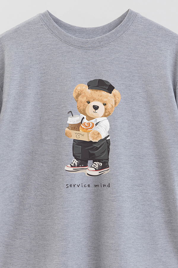 REMERA OVER ESTAMPADA UNISEX SERVICE MIND