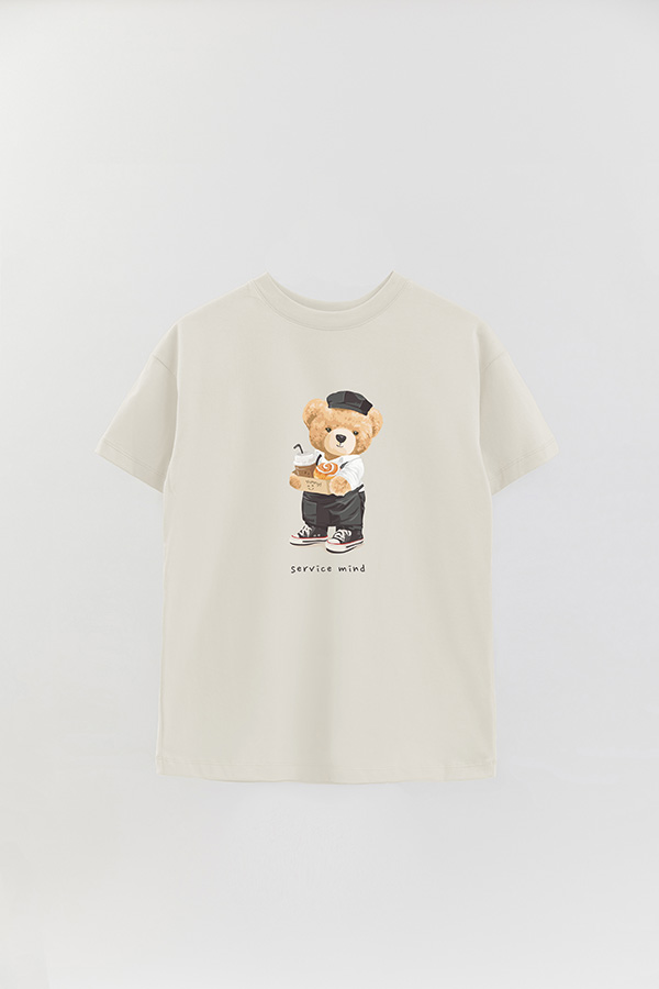 REMERA OVER ESTAMPADA UNISEX SERVICE MIND