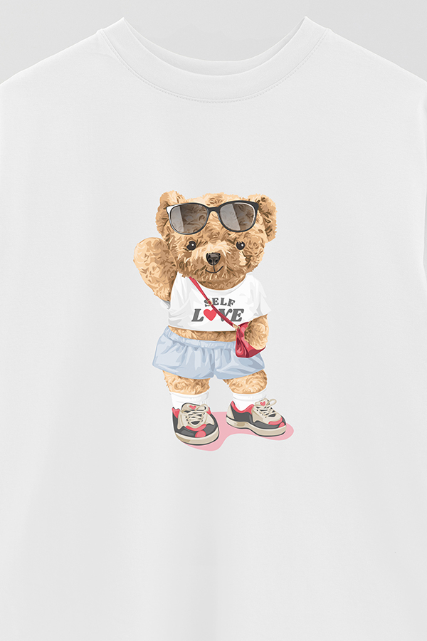 REMERA OVER ESTAMPADA UNISEX SELF LOVE