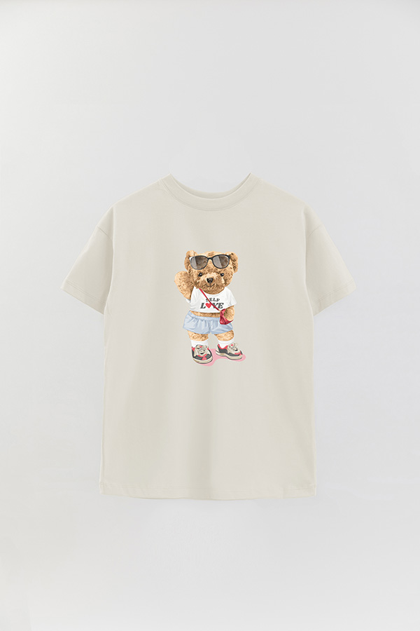 REMERA OVER ESTAMPADA UNISEX SELF LOVE