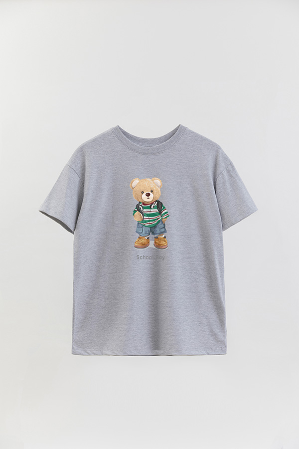 REMERA OVER ESTAMPADA UNISEX SCHOOL BOY