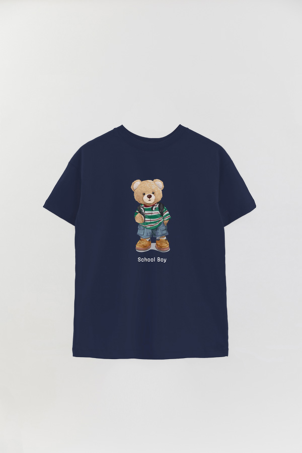 REMERA OVER ESTAMPADA UNISEX SCHOOL BOY