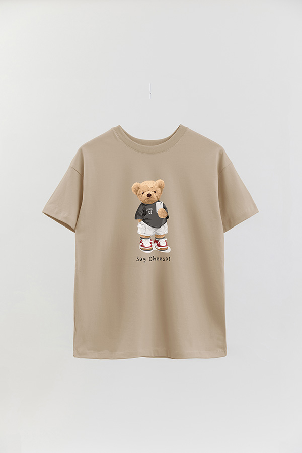REMERA OVER ESTAMPADA UNISEX SAY CHEESE