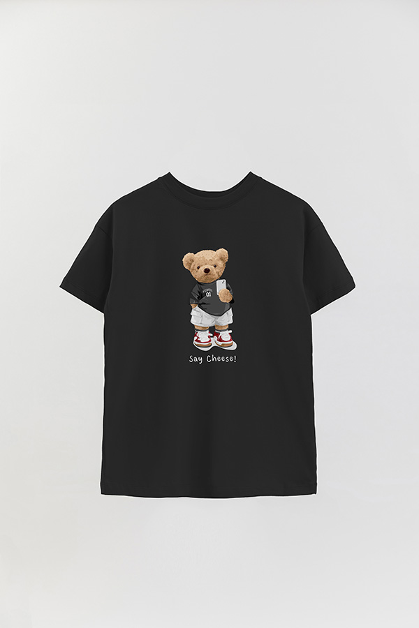 REMERA OVER ESTAMPADA UNISEX SAY CHEESE