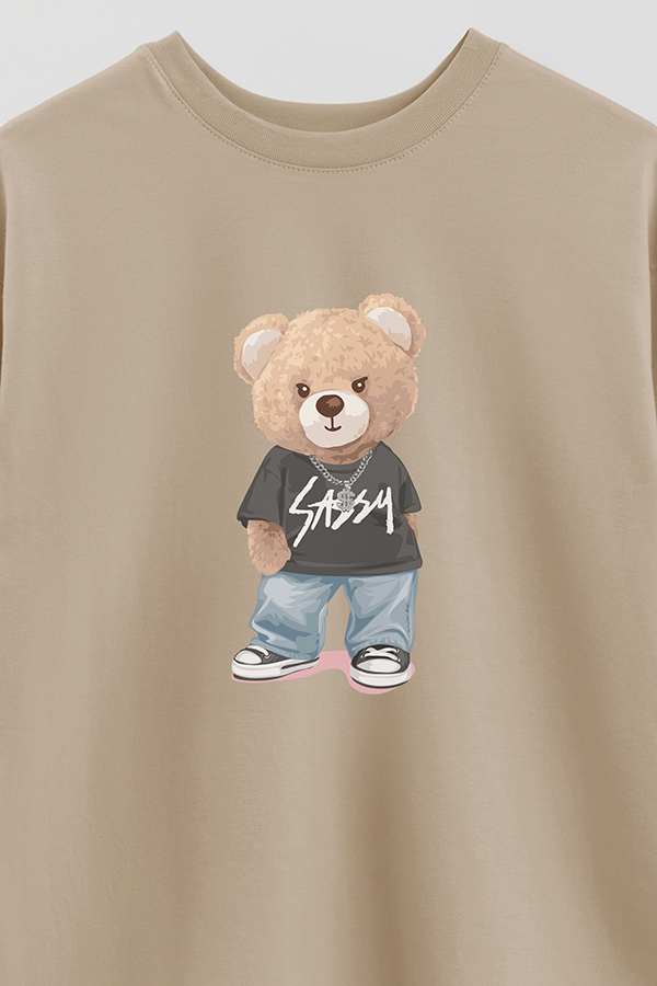 REMERA OVER ESTAMPADA UNISEX SASSY