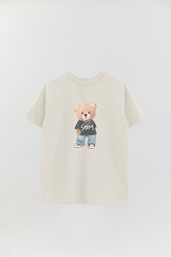 REMERA OVER ESTAMPADA UNISEX SASSY