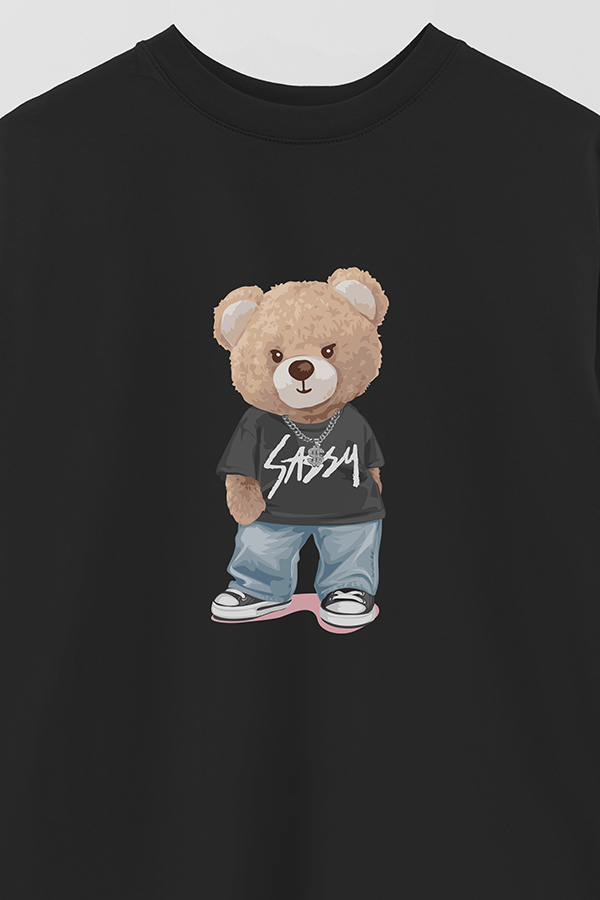 REMERA OVER ESTAMPADA UNISEX SASSY