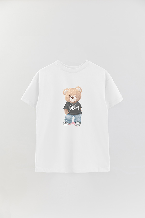 REMERA OVER ESTAMPADA UNISEX SASSY