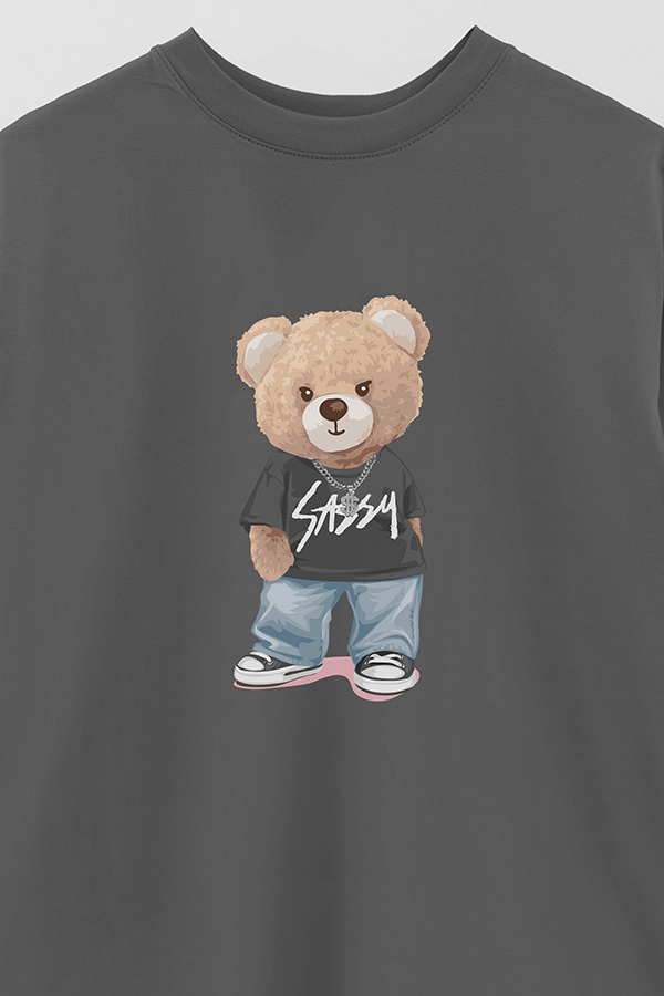 REMERA OVER ESTAMPADA UNISEX SASSY