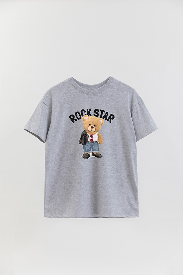 REMERA OVER ESTAMPADA UNISEX ROCKSTAR