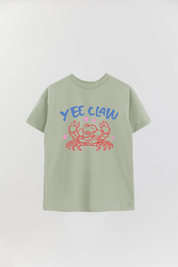 REMERA OVER ESTAMPADA WT YEE CLAW