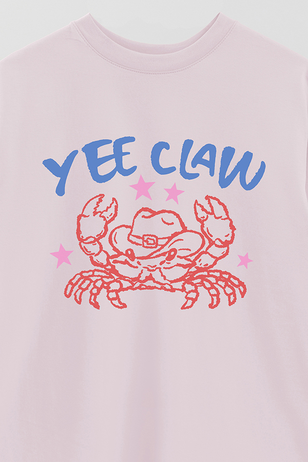 REMERA OVER ESTAMPADA WT YEE CLAW