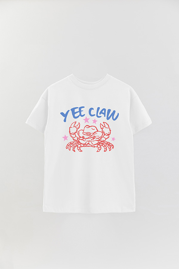 REMERA OVER ESTAMPADA WT YEE CLAW