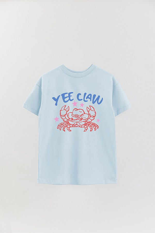 REMERA OVER ESTAMPADA WT YEE CLAW