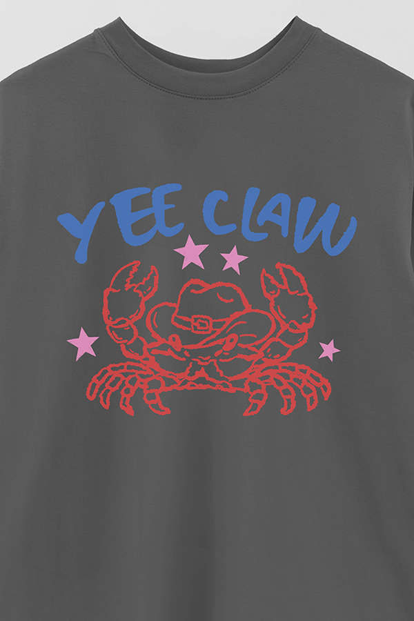 REMERA OVER ESTAMPADA WT YEE CLAW