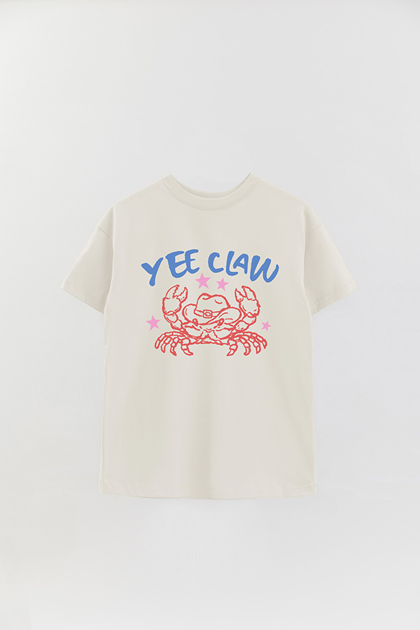 REMERA OVER ESTAMPADA WT YEE CLAW
