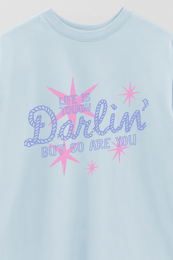 REMERA OVER ESTAMPADA WT DARLIN