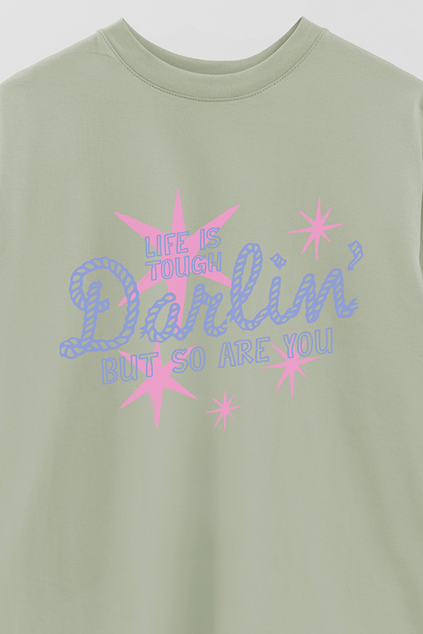 REMERA OVER ESTAMPADA WT DARLIN