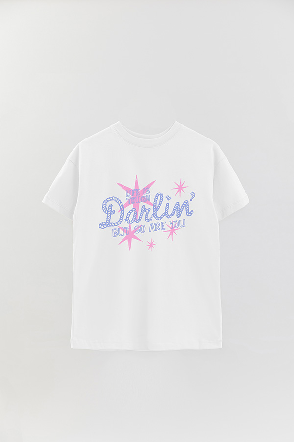 REMERA OVER ESTAMPADA WT DARLIN