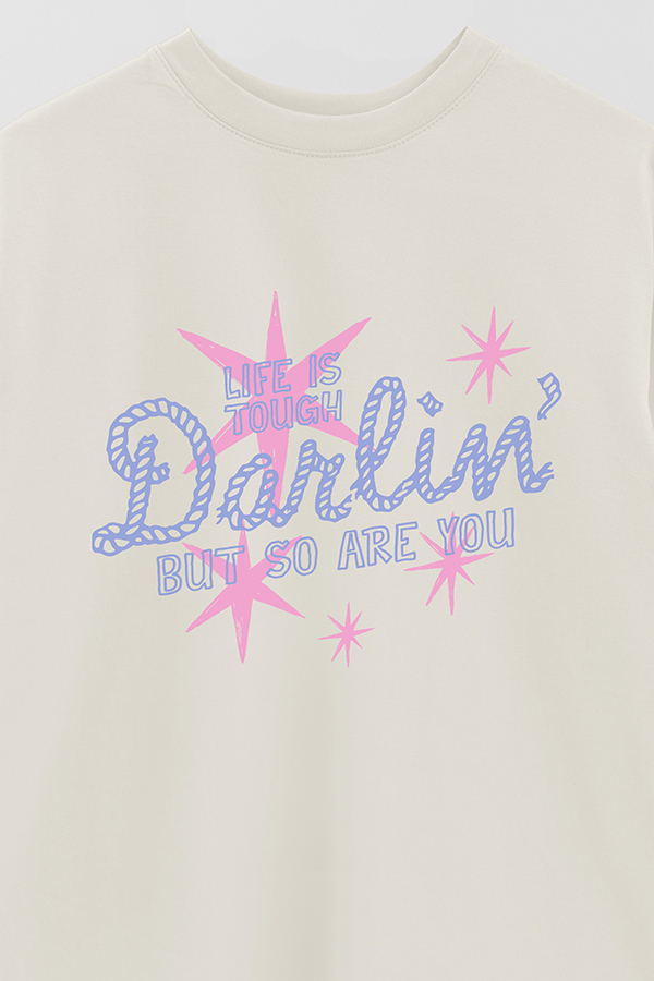 REMERA OVER ESTAMPADA WT DARLIN
