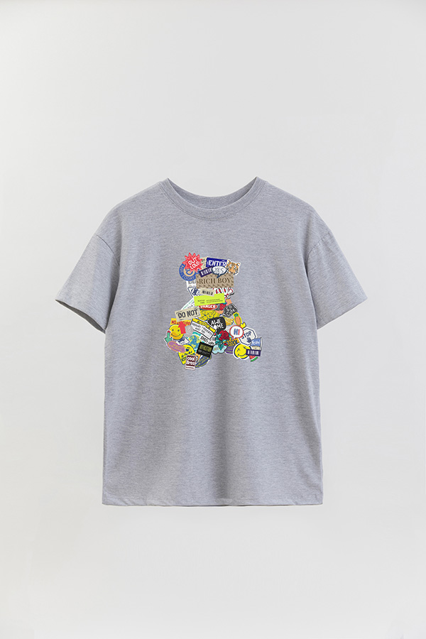 REMERA OVER ESTAMPADA UNISEX RICH BOY