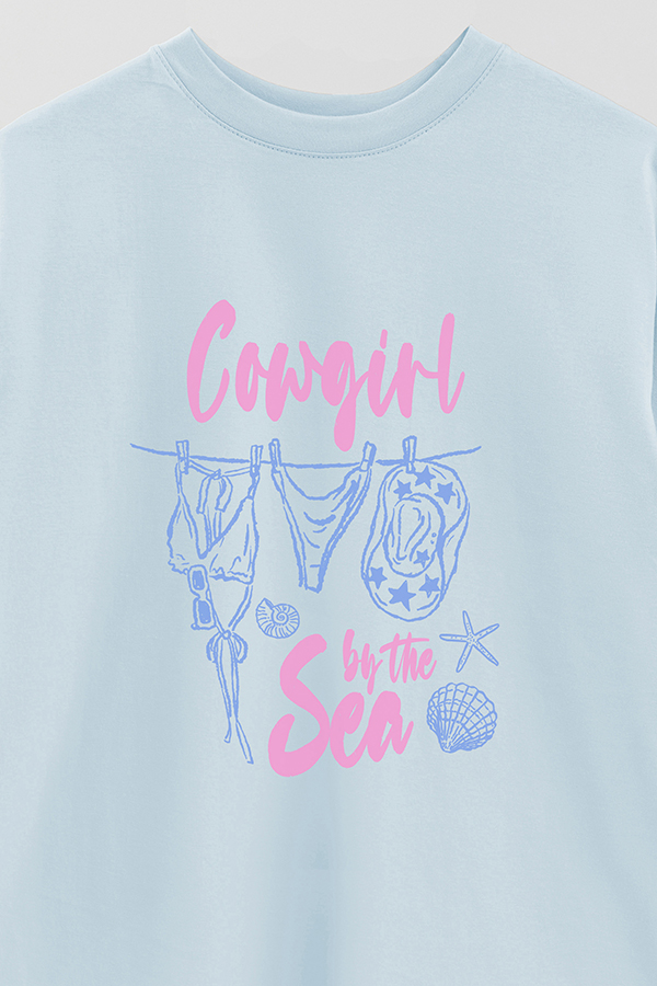 REMERA OVER ESTAMPADA WT BY THE SEA