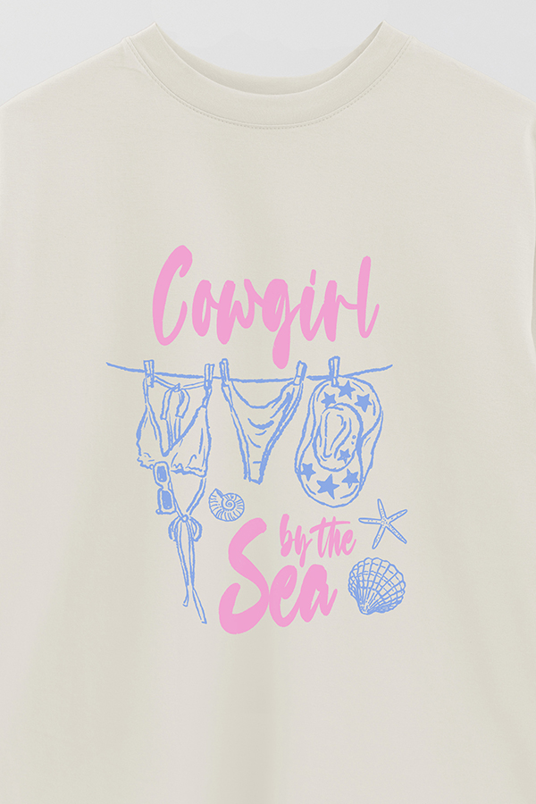 REMERA OVER ESTAMPADA WT BY THE SEA