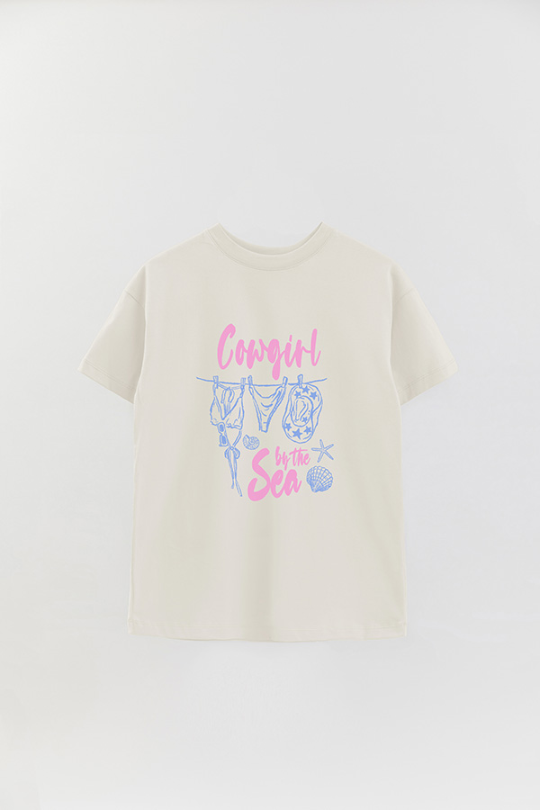 REMERA OVER ESTAMPADA WT BY THE SEA