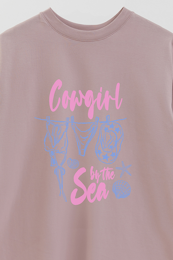 REMERA OVER ESTAMPADA WT BY THE SEA