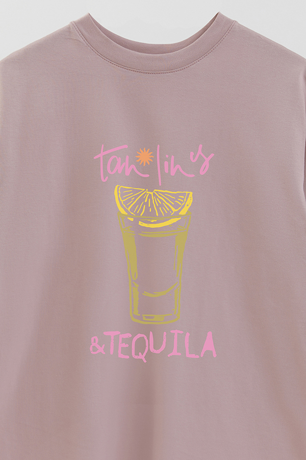 REMERA OVER ESTAMPADA SB TAN LINES