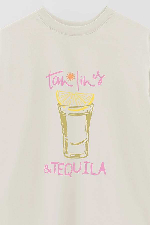 REMERA OVER ESTAMPADA SB TAN LINES