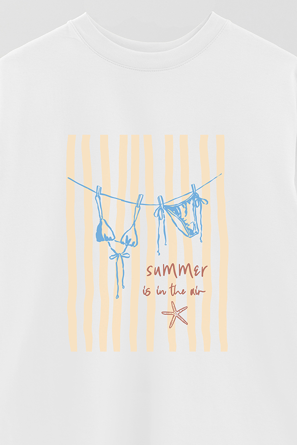 REMERA OVER ESTAMPADA SB SUMMER IS IN THE AIR