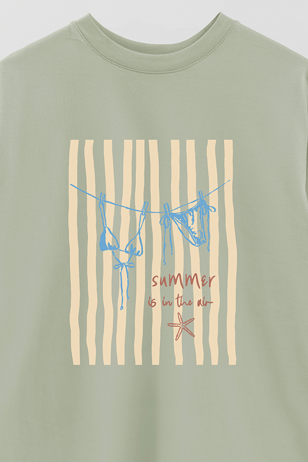 REMERA OVER ESTAMPADA SB SUMMER IS IN THE AIR